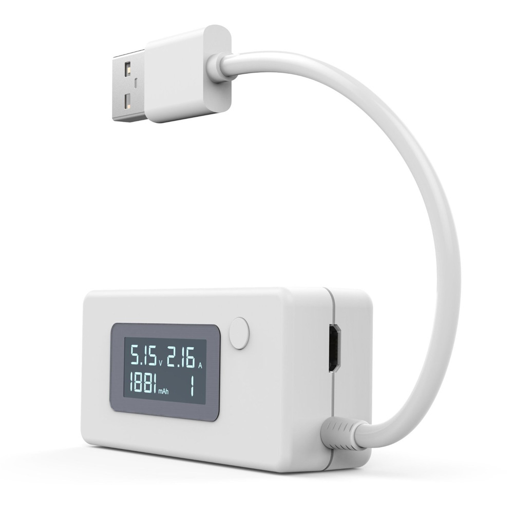 

LCD USB Charger Capacity Current Voltage Tester Meter For Phone Power Bank, 501 Original