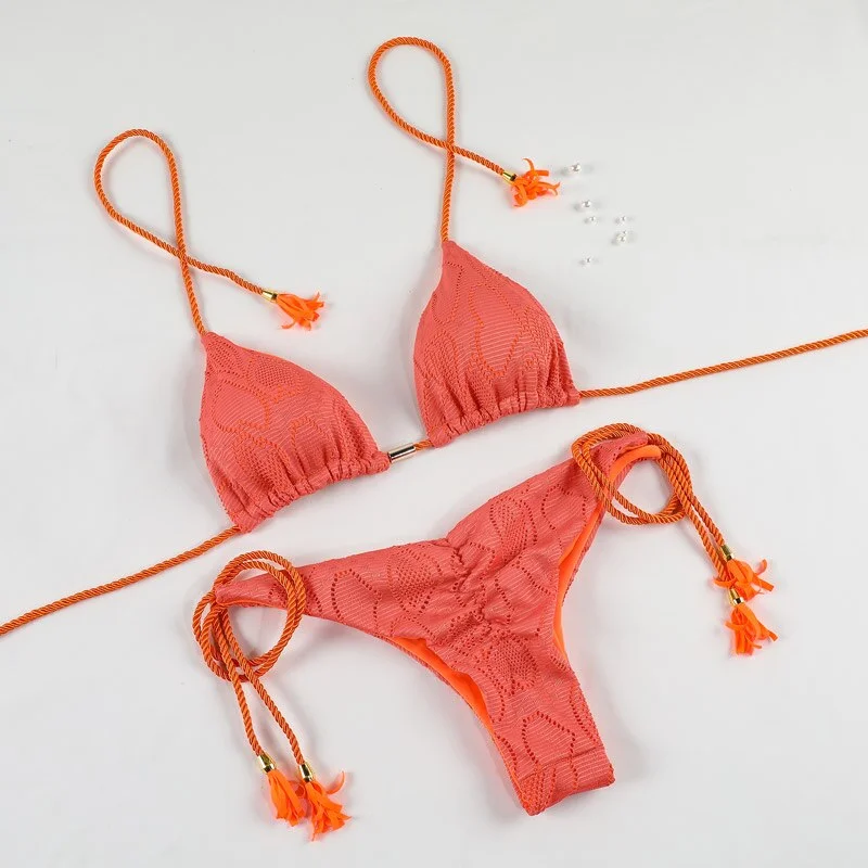 Blue Color Bikinis Sexy Bikini Set 2022 Swimsuit Women Hollow out Swimwear Adjustable String Biquini Push Up Female Beachwear