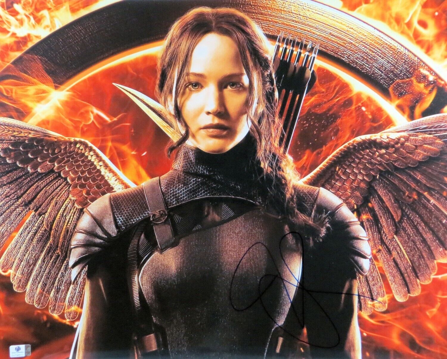 Jennifer Lawrence Signed Autographed 16X20 Photo Poster painting Hunger Games Katniss GV796511