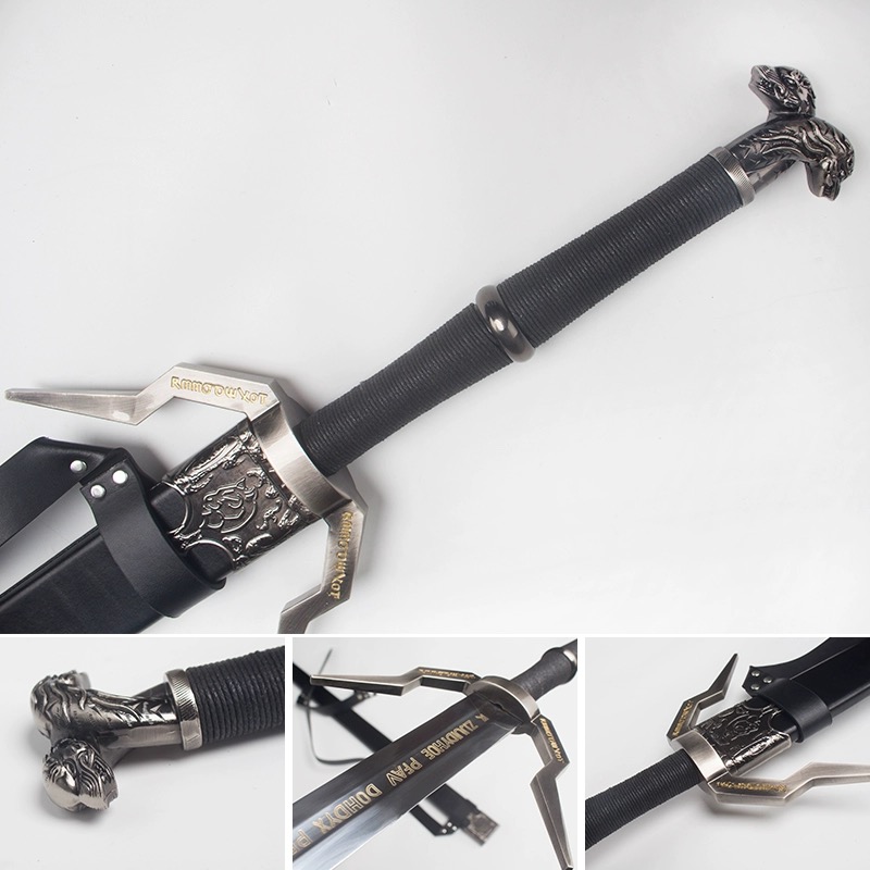 Myhiddenblade The Witcher 3: Wild Hunt - White Wolf Steel Sword and Silver Sword of Geralt of Rivia - MyHiddenBlade