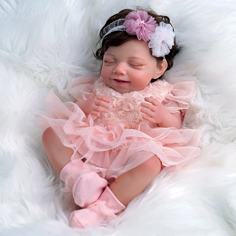 Babeside Olivia 20" Realistic Reborn Baby Dolls Infant Adorable Baby Flower