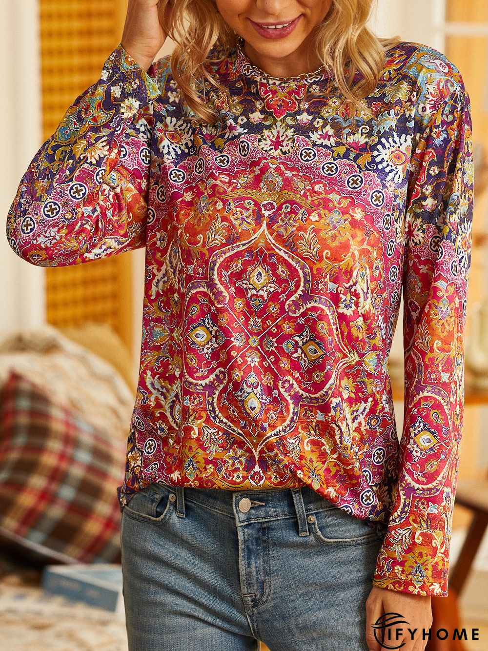 Loose Ethnic Casual T-Shirt | IFYHOME