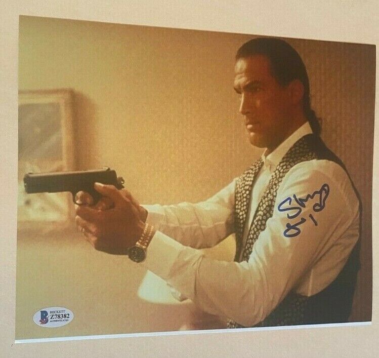 Steven Seagal signed autographed 8x10 Photo Poster painting Hard to Kill Above the Law COA