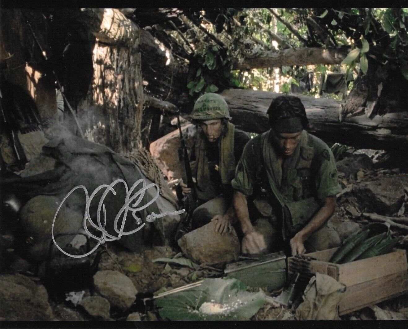 * RICHARD EDSON * signed 8x10 Photo Poster painting * PLATOON * PROOF * 4