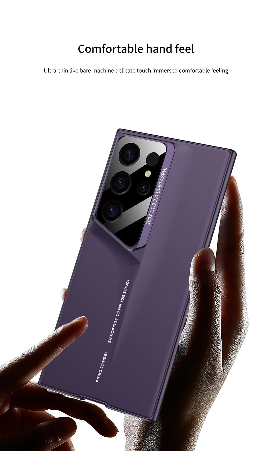 Suitable for Samsung S23/24 mobile phone case bare metal skin-feel mobile phone case