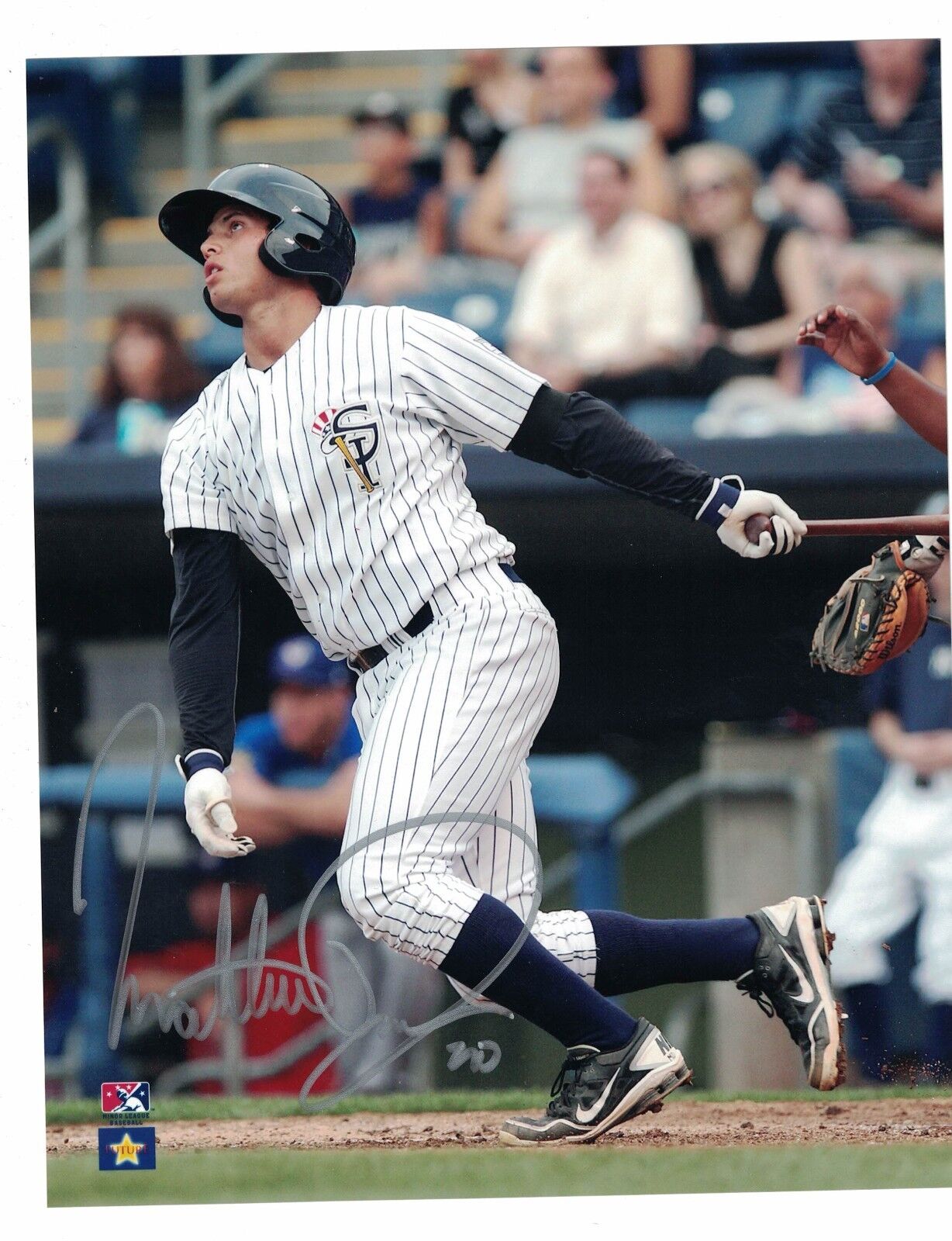 Matt Duran Staten Island Yankees Signed 8 x 10