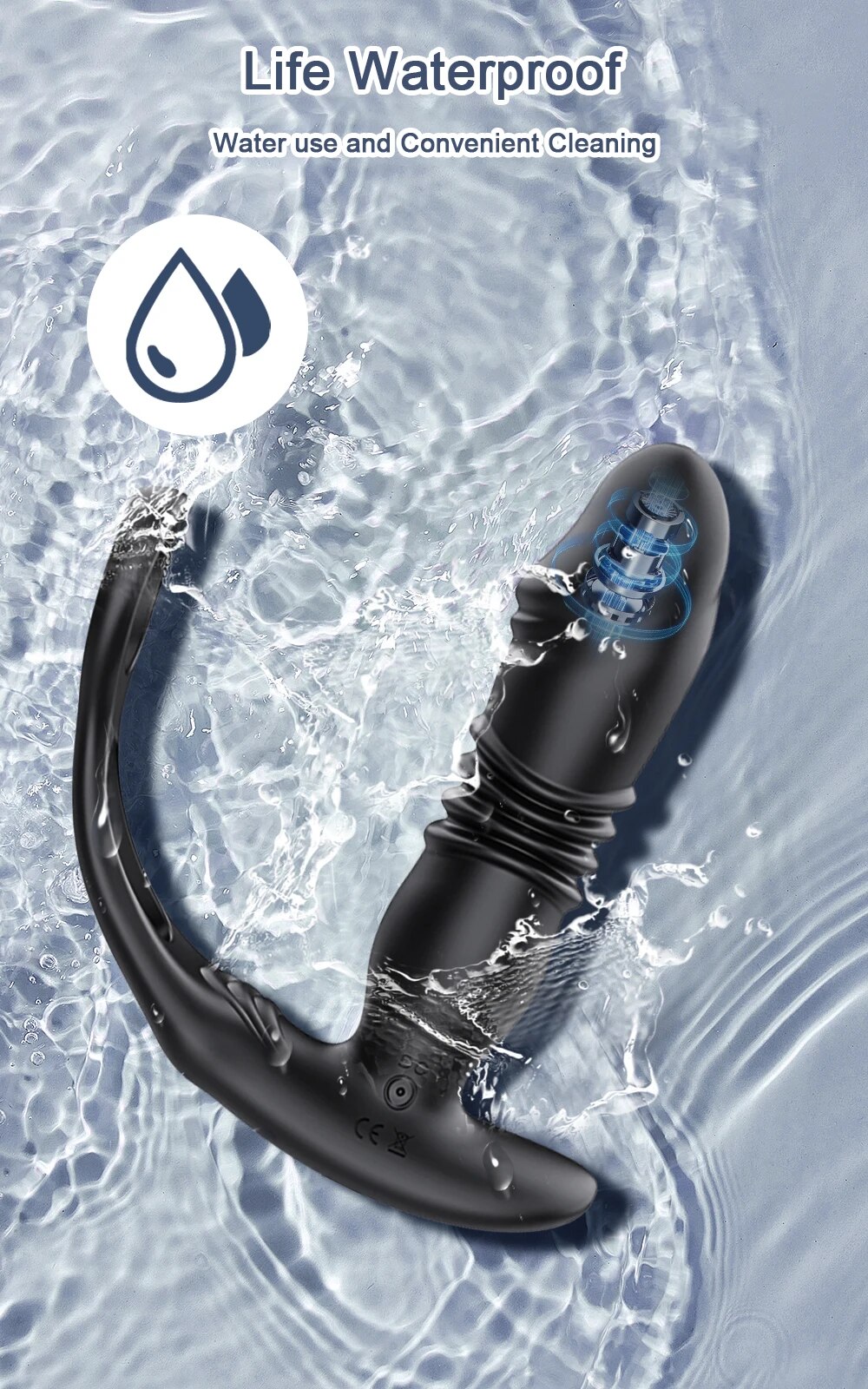 Male Thrusting Prostate Massager with Bluetooth APP Control