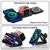 3 in 1 Wireless Charger Mobile Phone Holder Watch iwatch15 iphon14 Fast Charging Magnetic Suction