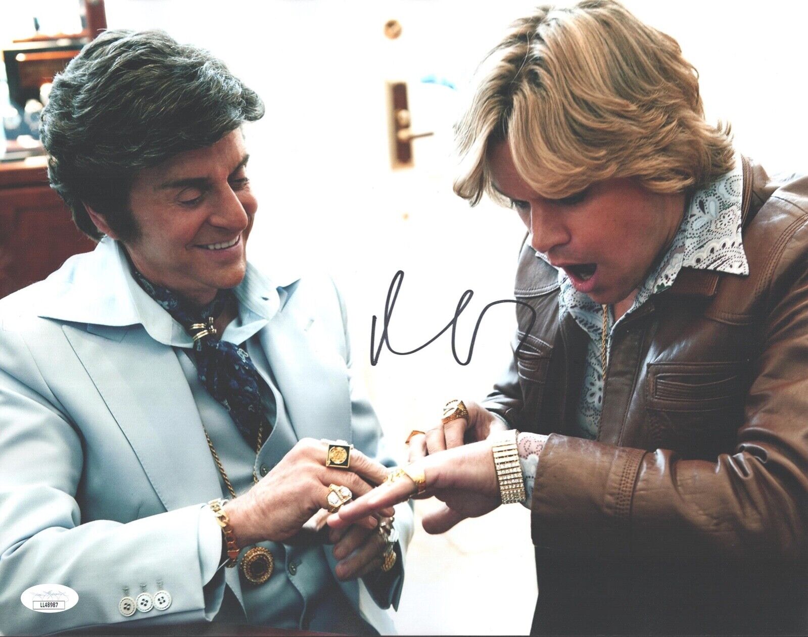 MATT DAMON Signed 11x14 BEHIND THE CANDELABRA Photo Poster painting Autograph JSA COA CERT