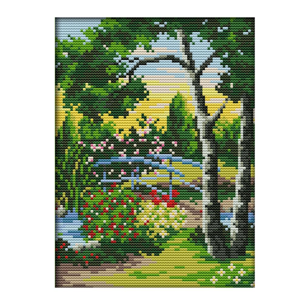 

One Corner Park - Cross Stitch - 27x19cm, 501 Original