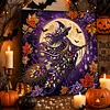 Witch Framed Special Shape Diamond Painting Kit 25x25cm for Adults