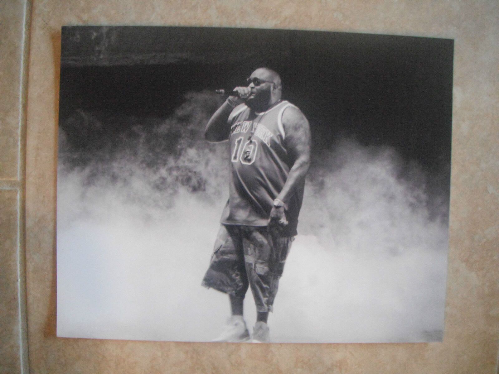 Rick Ross Live B&W 11x14 Promo Photo Poster painting Rapper