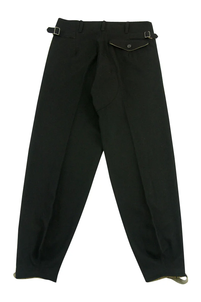   Elite German Panzer Black Wool Trousers German-Uniform