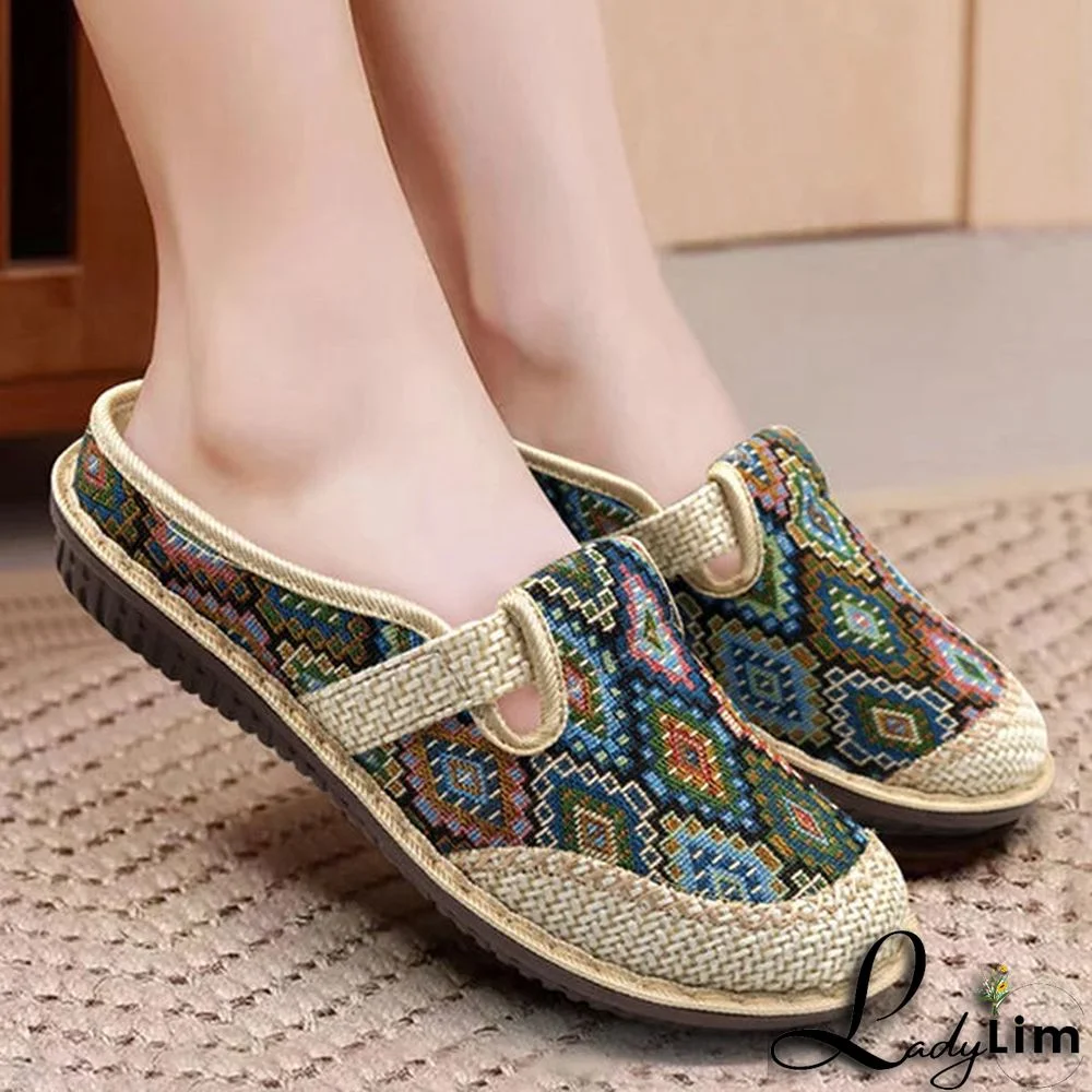 Ethnic Style Casual Slippers