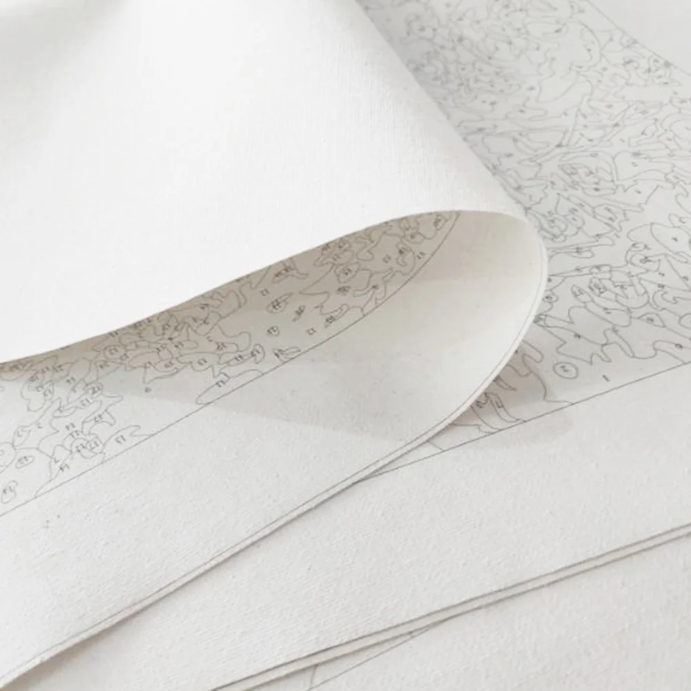 DIY Paint By Number 40*40cm - Lady In Yellow Skirt