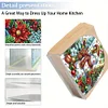 Christmas Acrylic DIY 5D Diamond Art Painting Napkin Holder Set (Snowman)