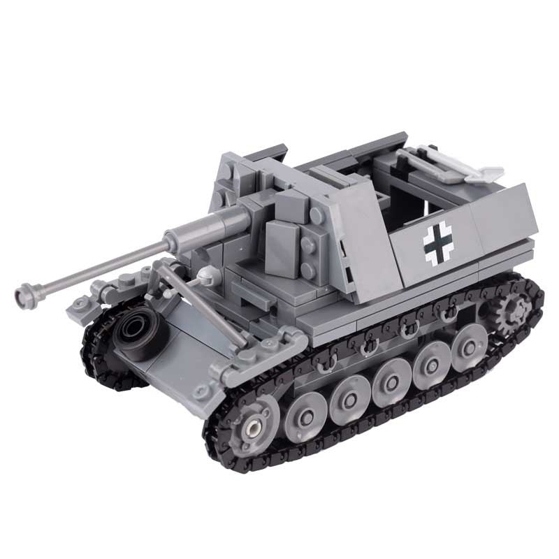 WW2 German Marder Tank Destroyer Custom Military MOC Minifigure Bricks monstertoys