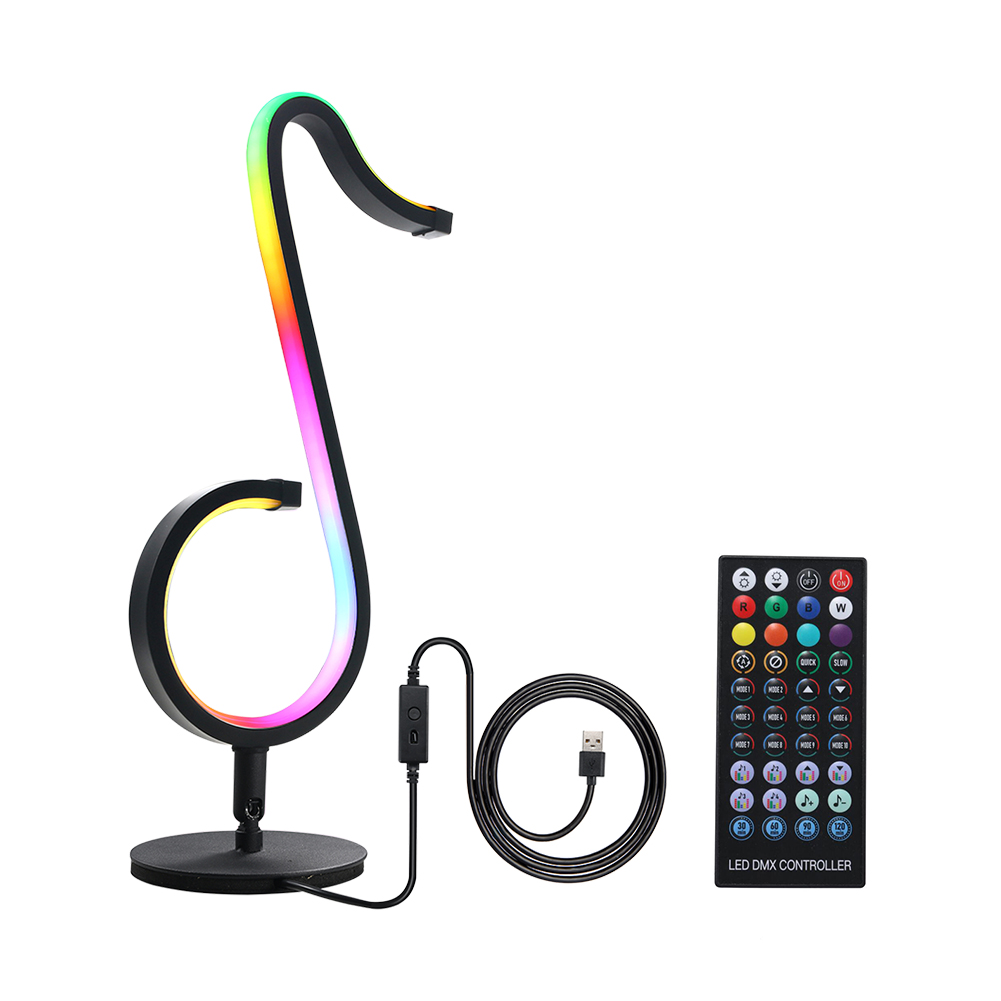 

Neon Bluetooth-compatible Music Note Night LED Light Remote Control Lamp, 501 Original