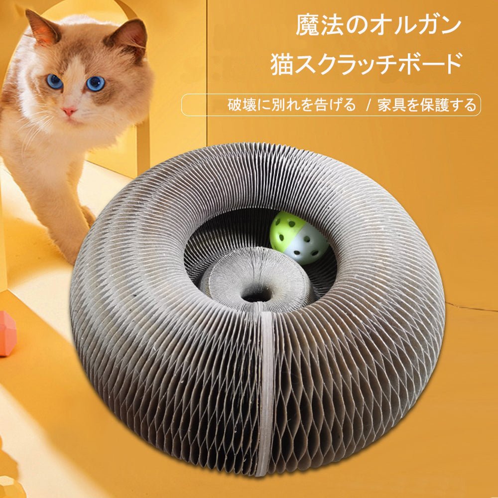 魔法のオルガン猫スクラッチボード（2つ-三割引）