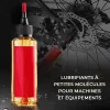 Huile lubrifiante multifonctionnelle pour cha&icirc;ne de v&eacute;lo/mat&eacute;riel