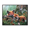Fox - 11CT Stamped Cross Stitch - 40*50cm - Animal