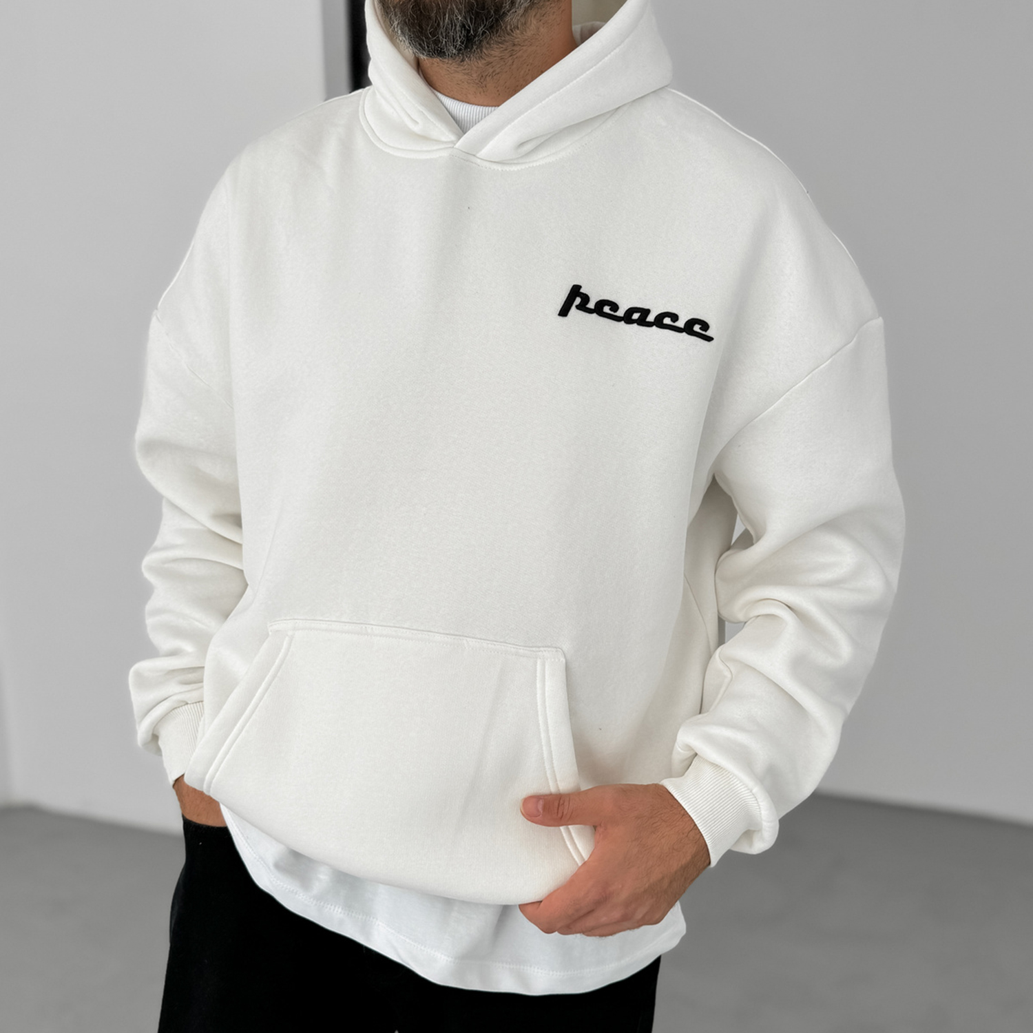 Ethnic Design Casual Oversized Hoodie