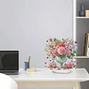 DIY Rose Vase Diamond Painting Single Sided Acrylic Desktop Ornaments