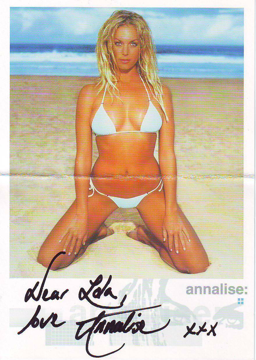 Annalise Braakensiek (15x21cm) Original Autographed Photo Poster painting