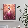 Diamond Painting -DIY Round Drill Ornate Peacock