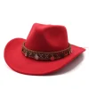 Stylish Western Cowboy Hat With Embellished Band - Perfect For Festivals And Casual Wear by Inlyline
