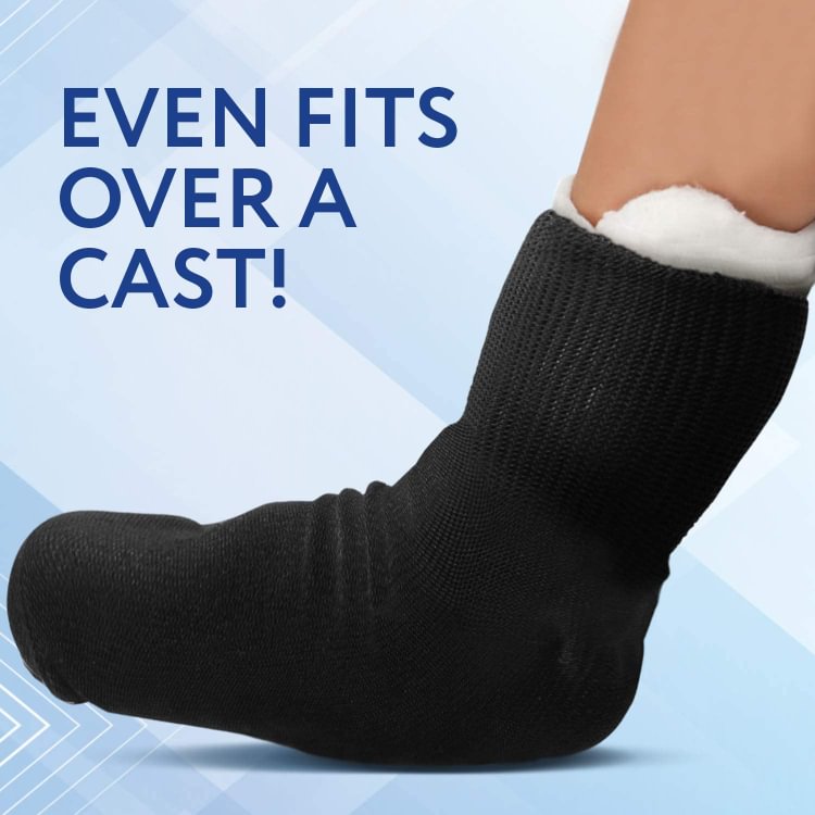 2 Pairs of Extra Width Socks For Lymphedema