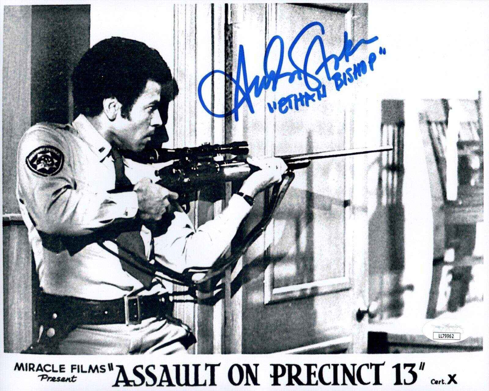 AUSTIN STOKER Signed ASSAULT ON PRECINCT 13 Photo Poster painting 8x10 Autograph JSA COA Cert