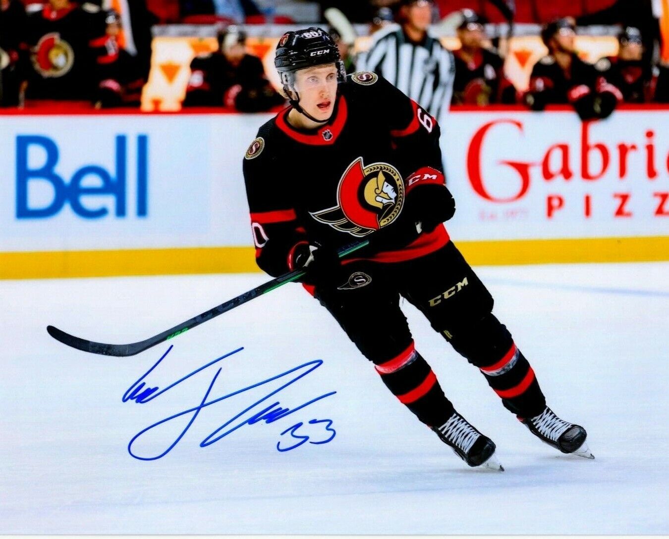 LASSI THOMSON autographed SIGNED OTTAWA SENATORS 8x10 Photo Poster painting