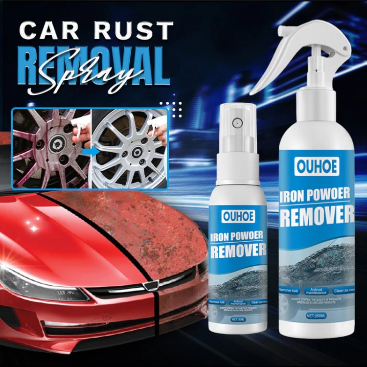 Car iron removal powder spray