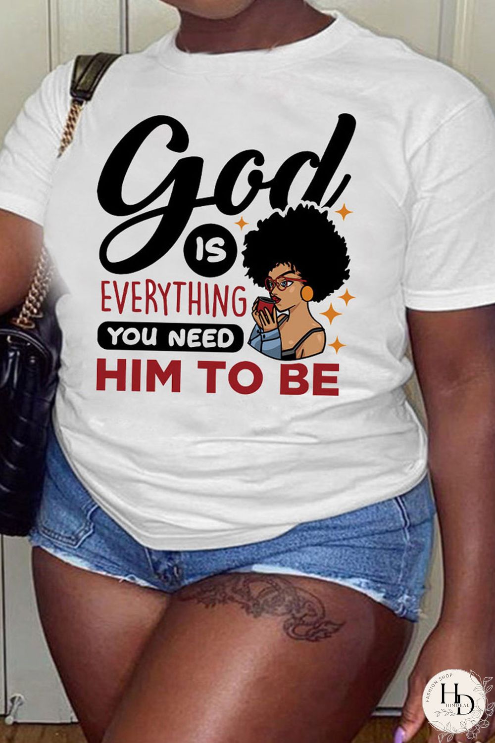 White Green Fashion Casual Print Basic O Neck T-Shirts