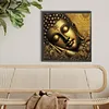 Diamond Painting -DIY Round Drill Golden Buddha Statue(40x40cm)