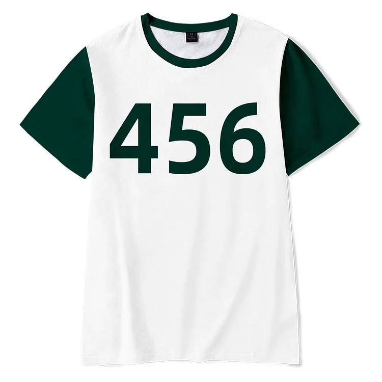 Squid Game Cotton T-Shirt Costume 