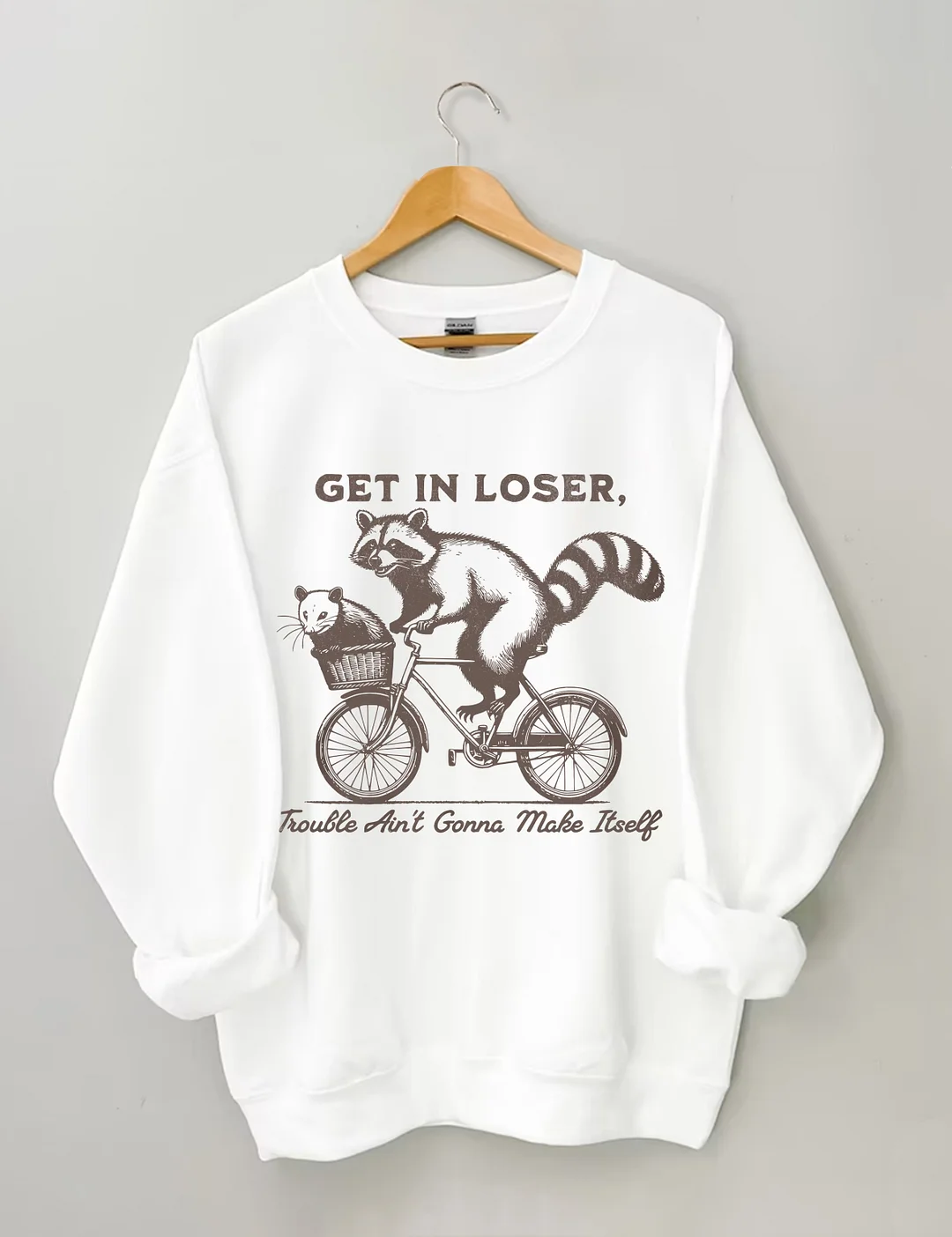 Funny Raccoon & Opossum Sweatshirt