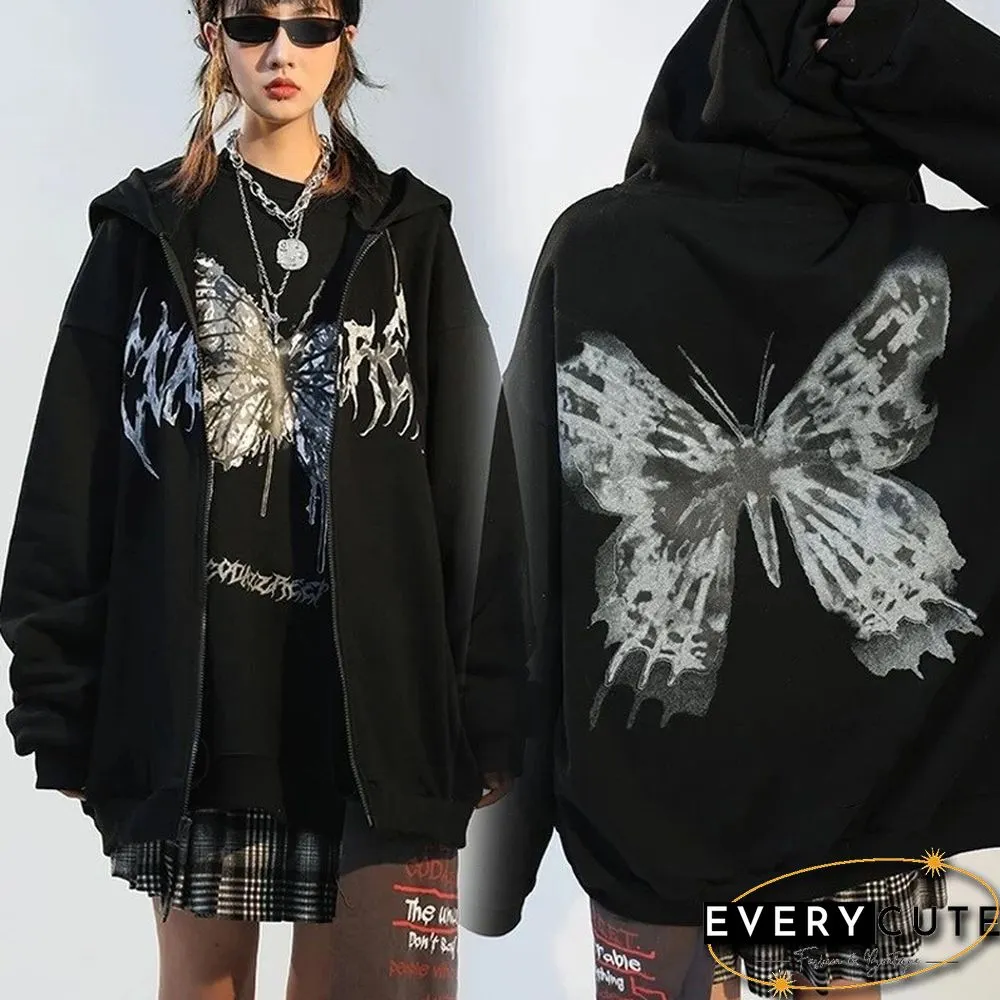 Autumn & Winter New Fashion Brand Camouflage Shark Head Couple Loose Hooded Coat Sweater