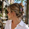 Flowers DIY Diamond Painting Claw Clips for Adults Beginners Diamond Art Western Hair Clips Anti-Slip Design for Women Long Short Hairstyle Jewelry Supplies