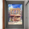 uk.everydayedeals (Limited Stock)Cross Stitch - 11ct Stamped - Librairie de printemps (50*70cm)