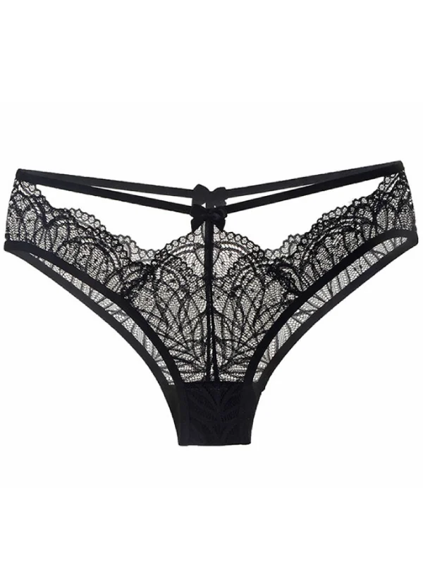 Women's Transparent Lace Low Waist Panties Thong