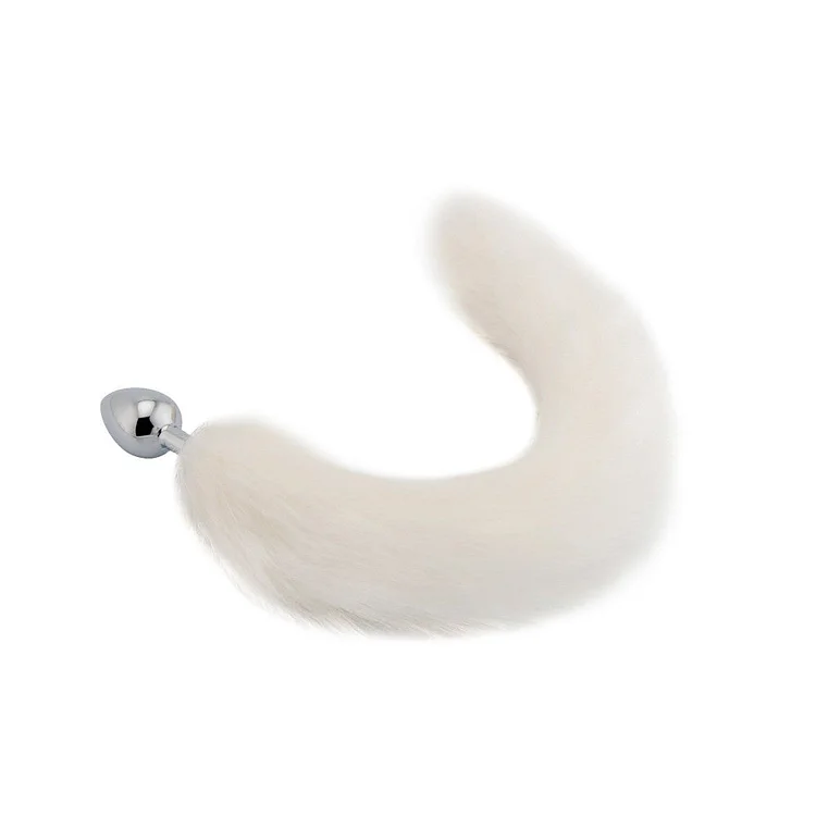 White Fox Tail Plug 16