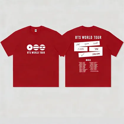 BTS World Tour Arirang Las Vegas T-Shirt (Gray)