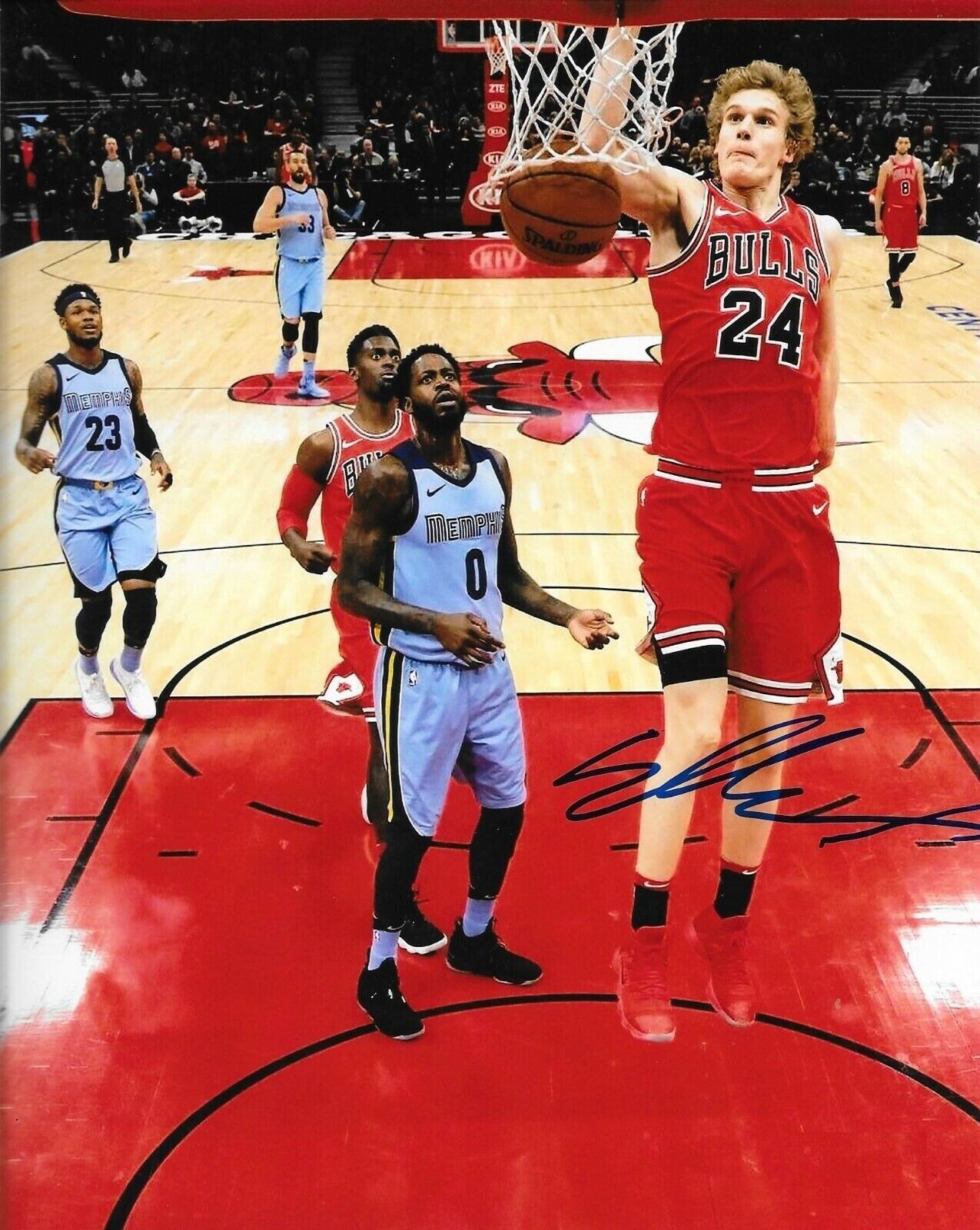 Lauri Markkanen Autographed Signed 8x10 Photo Poster painting ( Bulls ) REPRINT