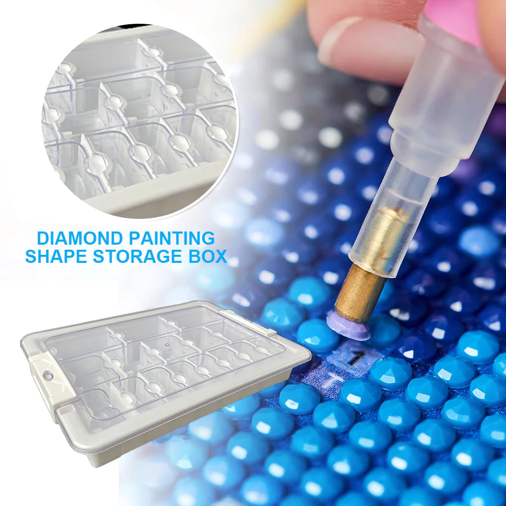 21 Grid Diamond Painting Bead Storage Containers Bead Organizers and Dot Storage