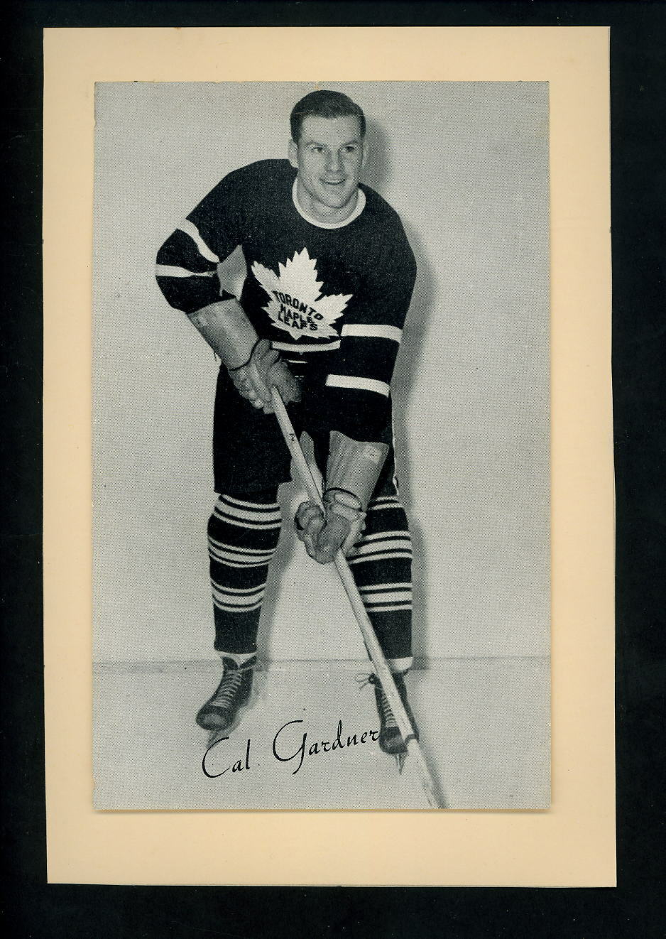 # 402 Cal Gardner 1944-63 Beehive Group 2 Photo Poster paintings Toronto Maple Leafs