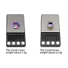 Titanium Alloy Crank Bolt Locking Screw W/ Bike Crank Arm Cap Fixing Crank Screw