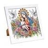 5D DIY Partial Special Shaped Drill Diamond Painting Madonna Art 19.2x19.2cm