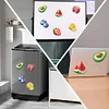 (US Local)6Pcs Acrylic Fruits Diamond Painting Fridge Magnet for Adults Beginners Craft Kit